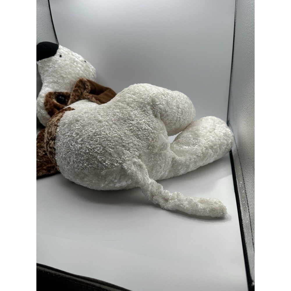 Vintage Large Toy Works Basset Hound Plush 25" Shiny Velour Fur Dog Large READ - Picture 7 of 10